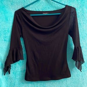 Top 10 - Junior’s ruffled 3/4 sleeve shirt
